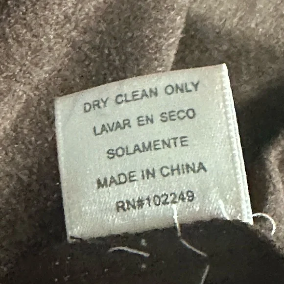 NWT Skies Are Blue Posy Faux Suede Open Drape Jacket Medium Brown - Picture 6 of 6